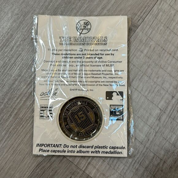 Thurman Munson #7 Immortals 2005 Medallion Collection New York Post Yankees Coin - Picture 4 of 6